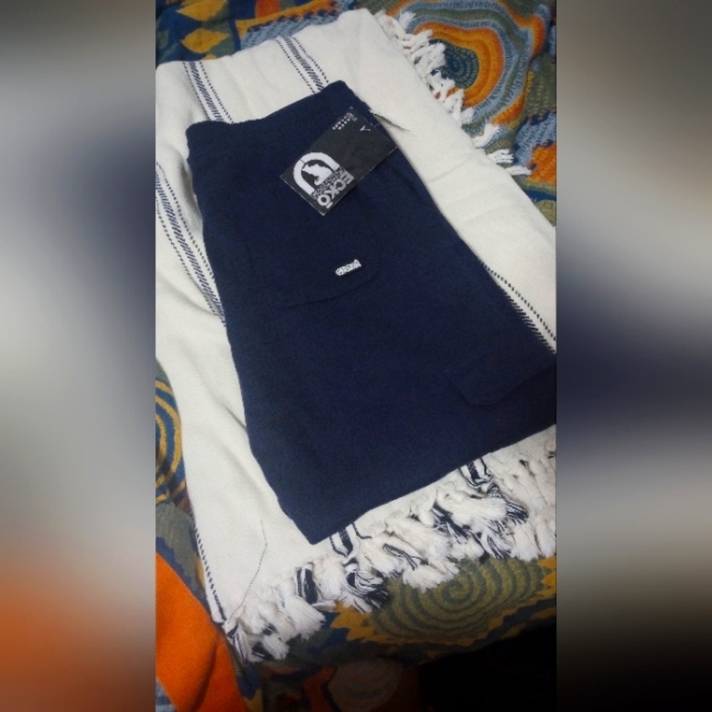 Men's Ecko Function Navy Blue Cargo Sweatpants Size Large NWT